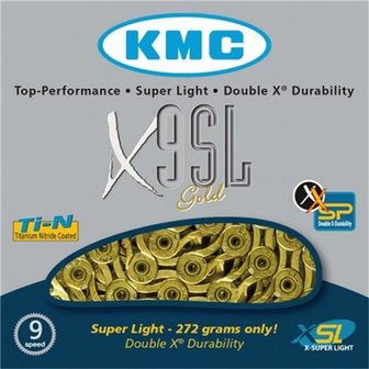 KMC BMX ketting titanium