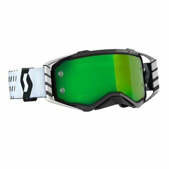 Scott Goggle Prospect Black/White Green Chrome Works