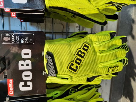 BMX handschoen kind geel Cobo