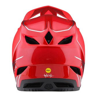 BMX helm  tld d4 shadow glo red