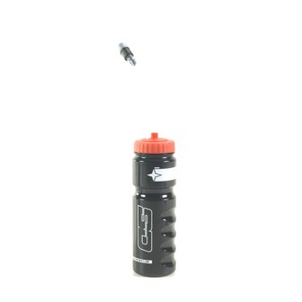 SD Components Bottle V2 With Straw 700ml Black/Red