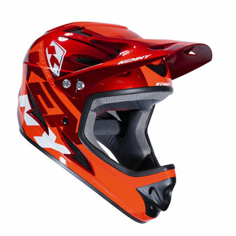 BMX Helm Graphic Downhill  Red 2023