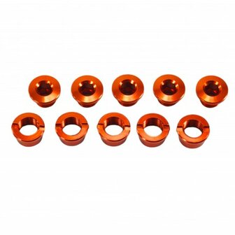 SD Alloy Chainring Bolts - 5,5mm - Orange
