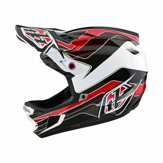 BMX Helm Troy Lee Designs D4 Mips Block Charcoal/Red