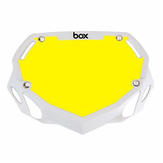 BMX Nummerbord BOX Wit