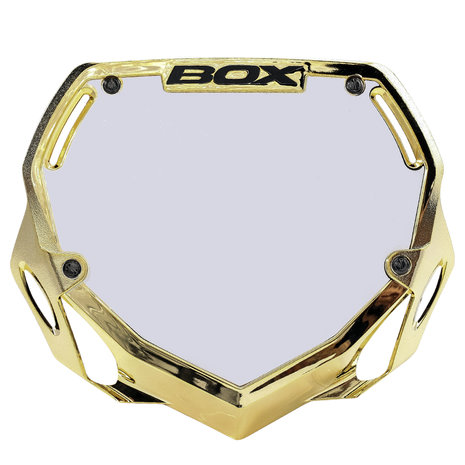 BMX Nummerbord BOX Gold