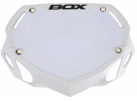 BMX Nummerbord BOX Wit