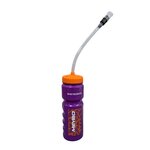 Drinkbus lange slang Meybo Bottle V3 With Straw Purple/Orange